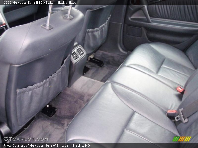 Black / Black 1999 Mercedes-Benz E 320 Sedan
