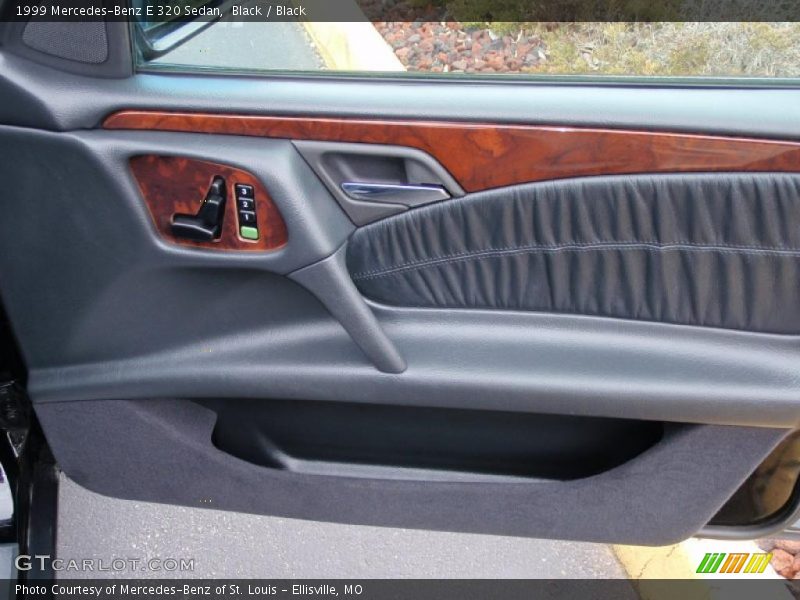 Black / Black 1999 Mercedes-Benz E 320 Sedan