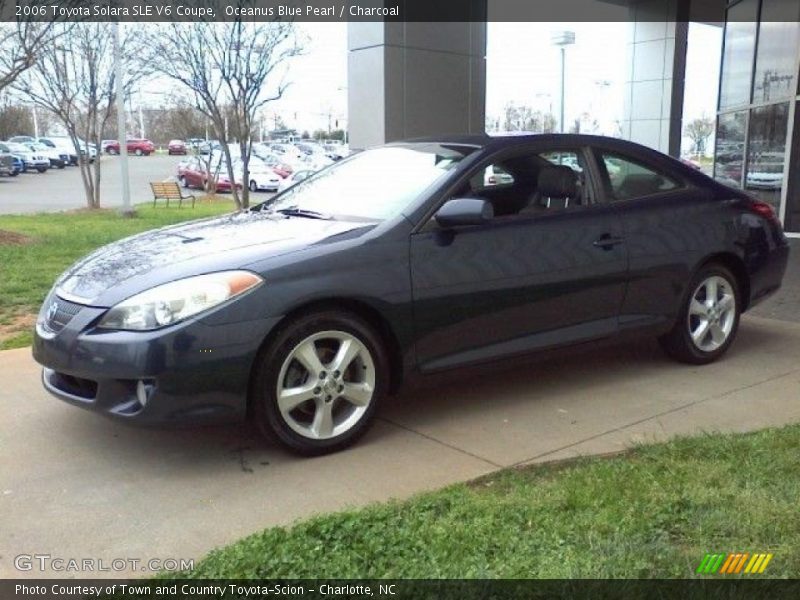 Oceanus Blue Pearl / Charcoal 2006 Toyota Solara SLE V6 Coupe