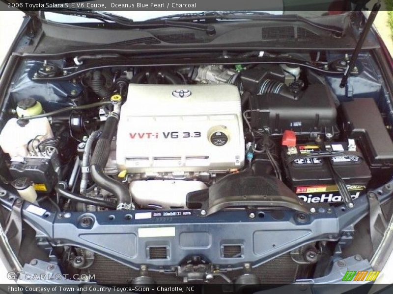 Oceanus Blue Pearl / Charcoal 2006 Toyota Solara SLE V6 Coupe