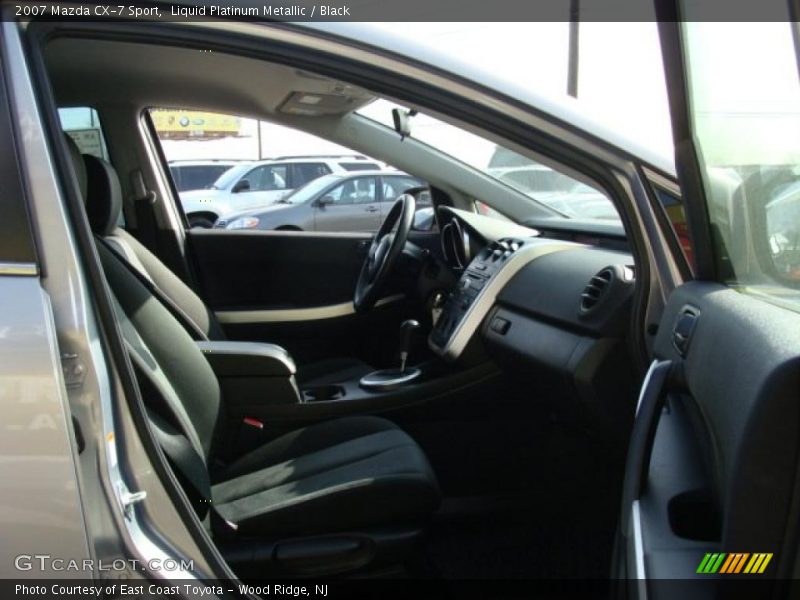 Liquid Platinum Metallic / Black 2007 Mazda CX-7 Sport