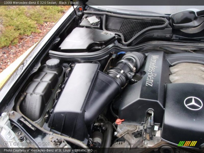Black / Black 1999 Mercedes-Benz E 320 Sedan