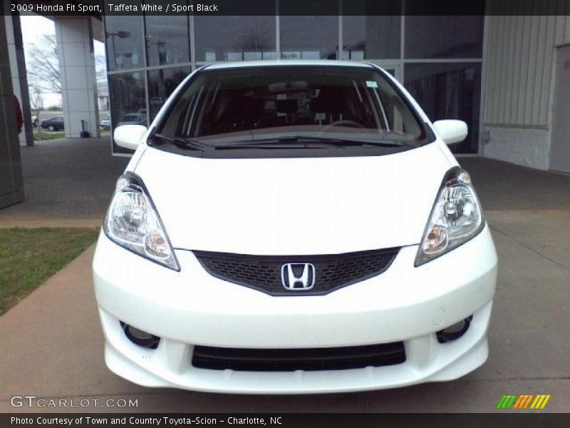 Taffeta White / Sport Black 2009 Honda Fit Sport