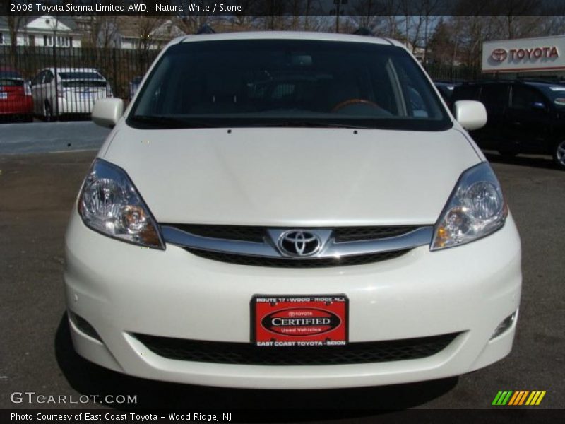 Natural White / Stone 2008 Toyota Sienna Limited AWD