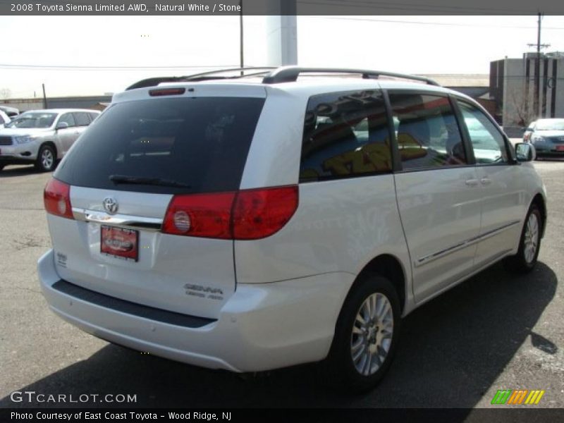 Natural White / Stone 2008 Toyota Sienna Limited AWD