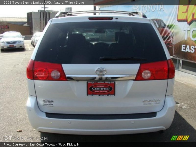 Natural White / Stone 2008 Toyota Sienna Limited AWD