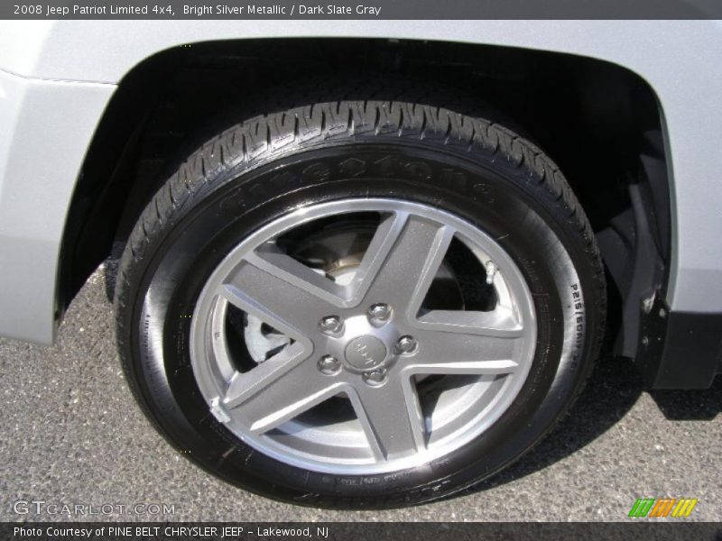 Bright Silver Metallic / Dark Slate Gray 2008 Jeep Patriot Limited 4x4