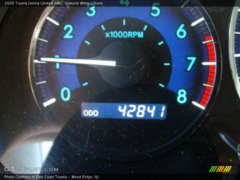 Natural White / Stone 2008 Toyota Sienna Limited AWD