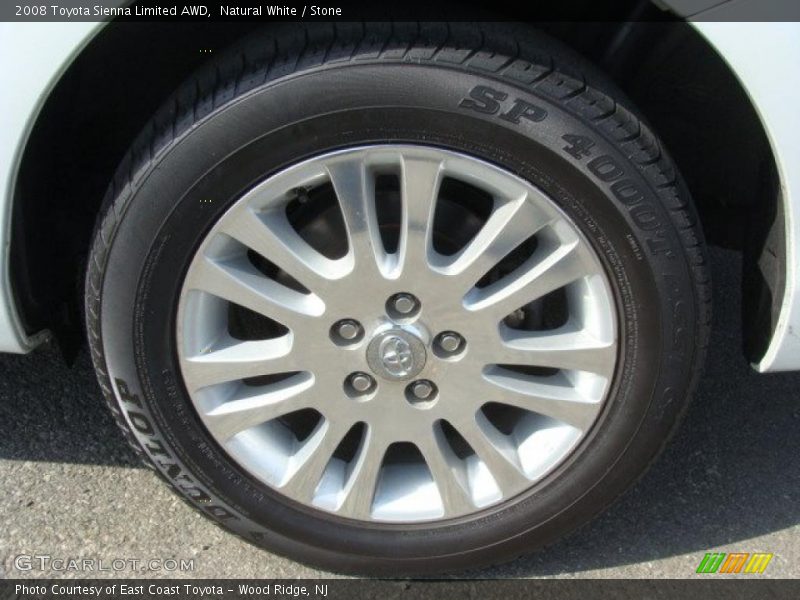 Natural White / Stone 2008 Toyota Sienna Limited AWD