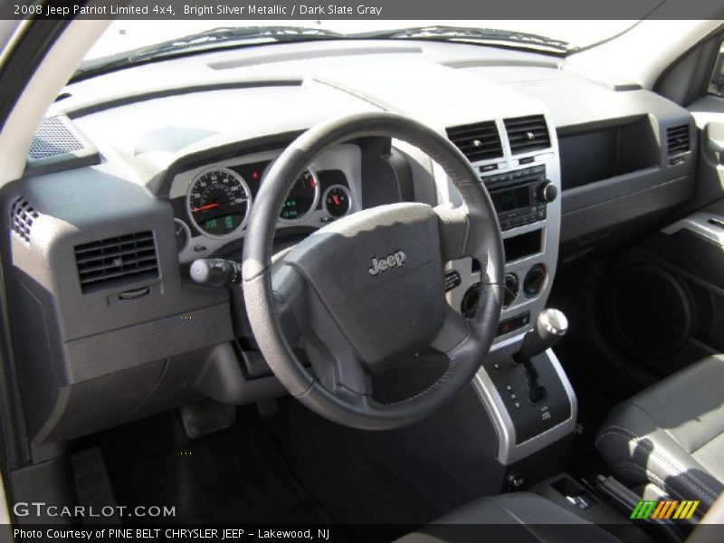 Bright Silver Metallic / Dark Slate Gray 2008 Jeep Patriot Limited 4x4