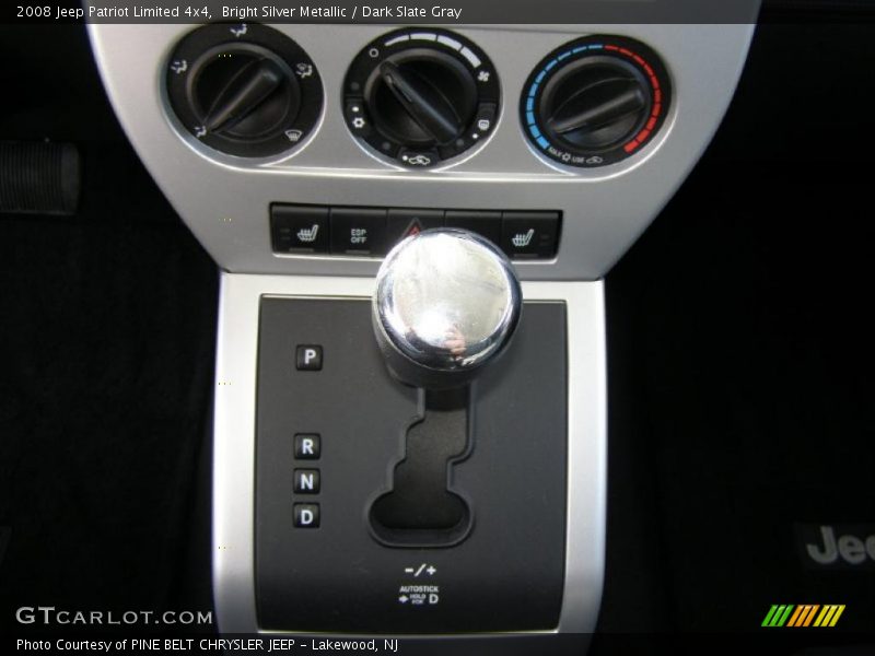 Bright Silver Metallic / Dark Slate Gray 2008 Jeep Patriot Limited 4x4