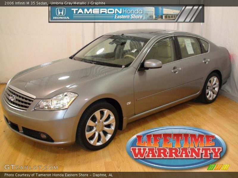 Umbria Gray Metallic / Graphite 2006 Infiniti M 35 Sedan