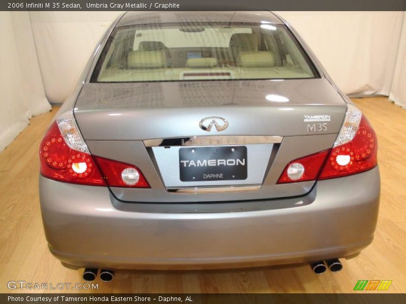 Umbria Gray Metallic / Graphite 2006 Infiniti M 35 Sedan