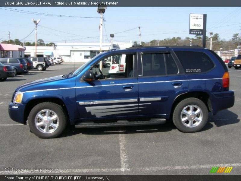 Indigo Blue Metallic / Medium Pewter 2004 GMC Envoy SLT 4x4