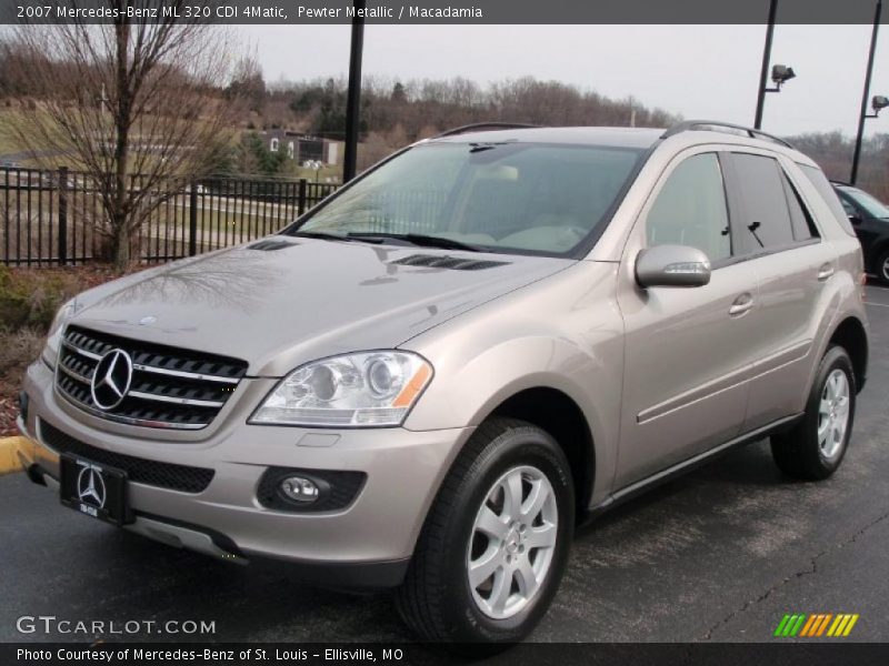 Pewter Metallic / Macadamia 2007 Mercedes-Benz ML 320 CDI 4Matic