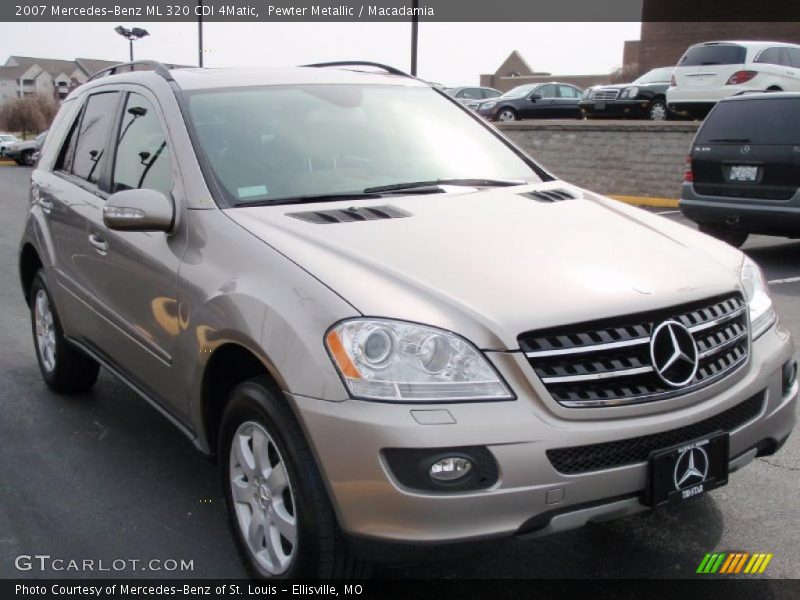 Pewter Metallic / Macadamia 2007 Mercedes-Benz ML 320 CDI 4Matic