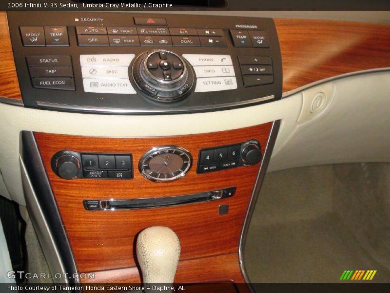 Umbria Gray Metallic / Graphite 2006 Infiniti M 35 Sedan