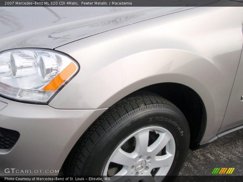 Pewter Metallic / Macadamia 2007 Mercedes-Benz ML 320 CDI 4Matic