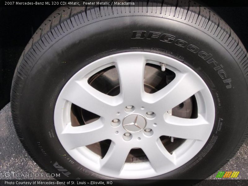 Pewter Metallic / Macadamia 2007 Mercedes-Benz ML 320 CDI 4Matic
