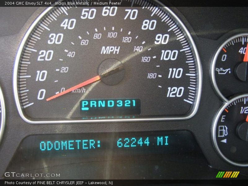 Indigo Blue Metallic / Medium Pewter 2004 GMC Envoy SLT 4x4