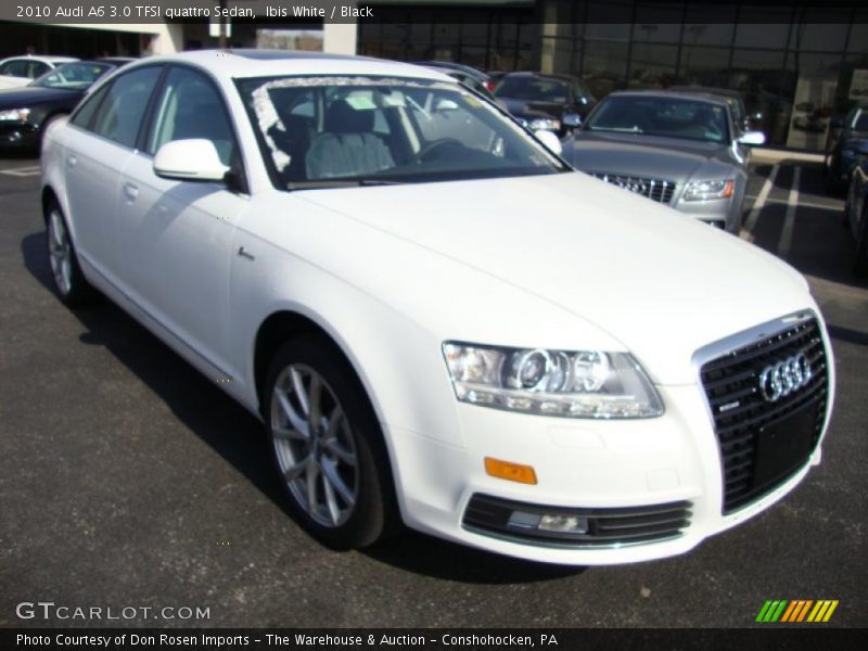 Ibis White / Black 2010 Audi A6 3.0 TFSI quattro Sedan