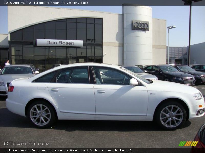 Ibis White / Black 2010 Audi A6 3.0 TFSI quattro Sedan