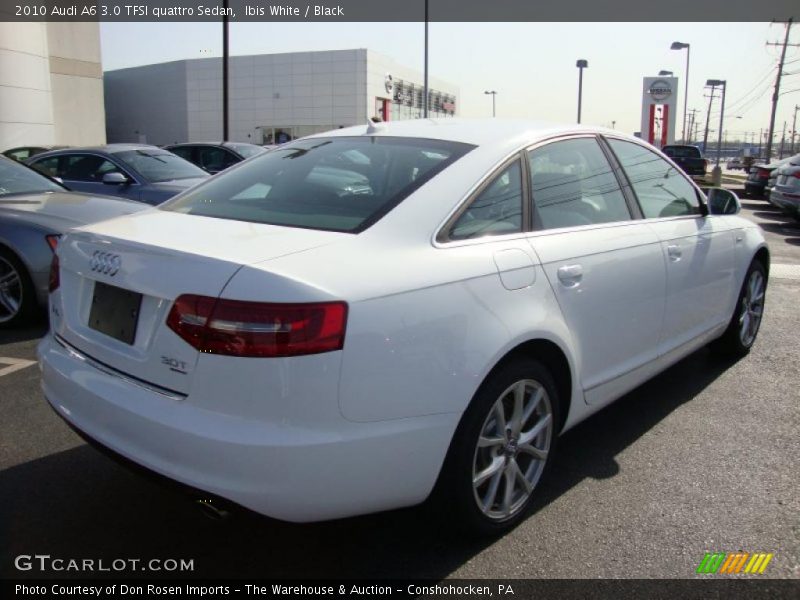 Ibis White / Black 2010 Audi A6 3.0 TFSI quattro Sedan