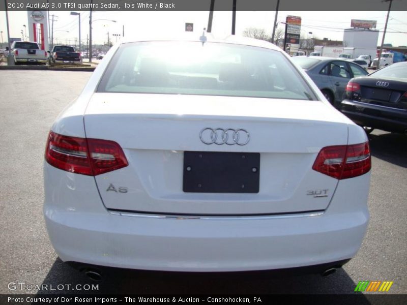 Ibis White / Black 2010 Audi A6 3.0 TFSI quattro Sedan