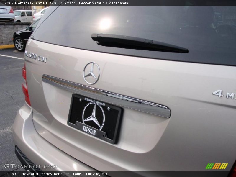 Pewter Metallic / Macadamia 2007 Mercedes-Benz ML 320 CDI 4Matic