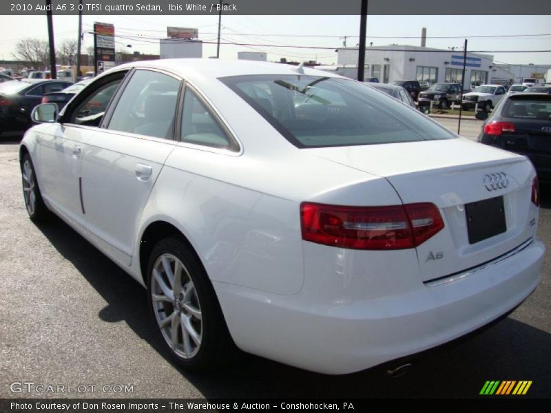 Ibis White / Black 2010 Audi A6 3.0 TFSI quattro Sedan