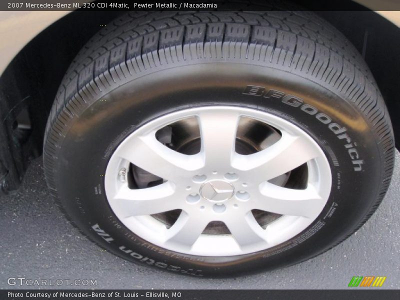 Pewter Metallic / Macadamia 2007 Mercedes-Benz ML 320 CDI 4Matic