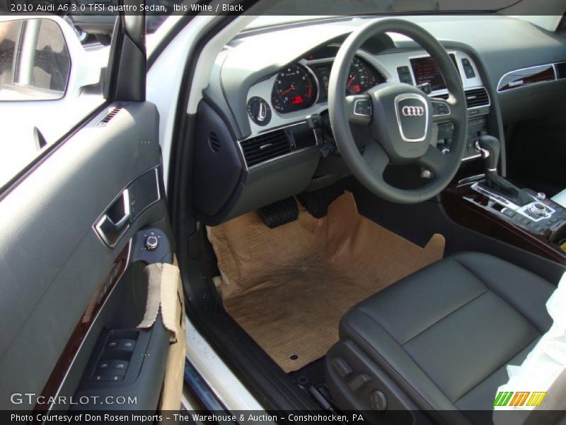 Ibis White / Black 2010 Audi A6 3.0 TFSI quattro Sedan