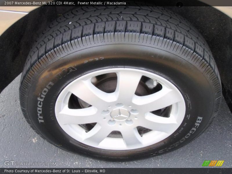 Pewter Metallic / Macadamia 2007 Mercedes-Benz ML 320 CDI 4Matic