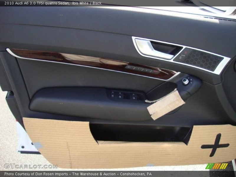 Ibis White / Black 2010 Audi A6 3.0 TFSI quattro Sedan