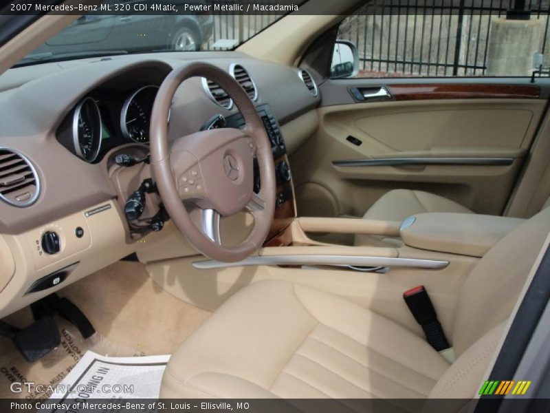 Pewter Metallic / Macadamia 2007 Mercedes-Benz ML 320 CDI 4Matic
