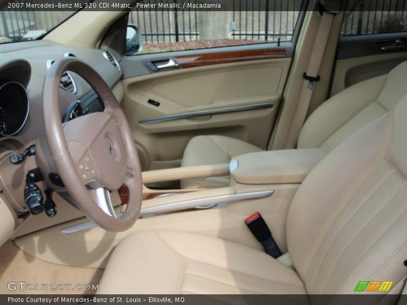 Pewter Metallic / Macadamia 2007 Mercedes-Benz ML 320 CDI 4Matic