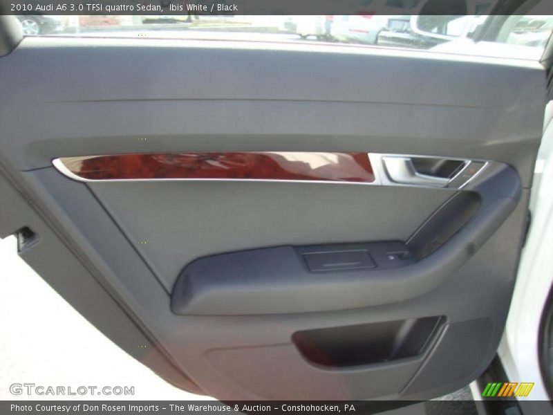 Ibis White / Black 2010 Audi A6 3.0 TFSI quattro Sedan