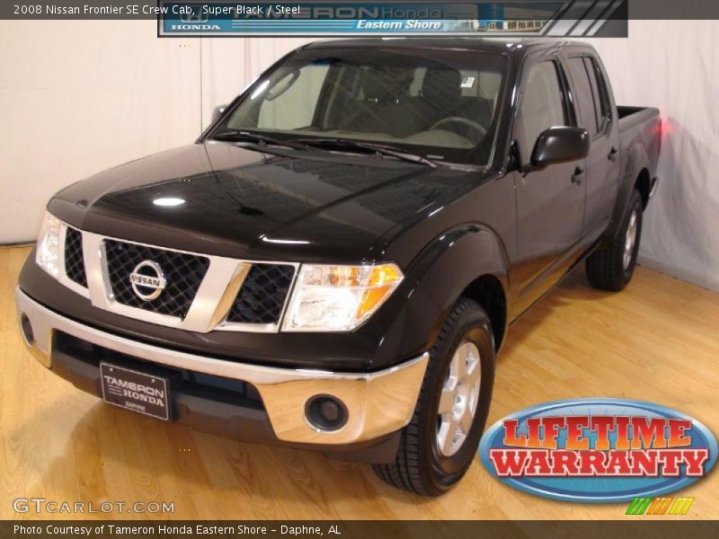 Super Black / Steel 2008 Nissan Frontier SE Crew Cab