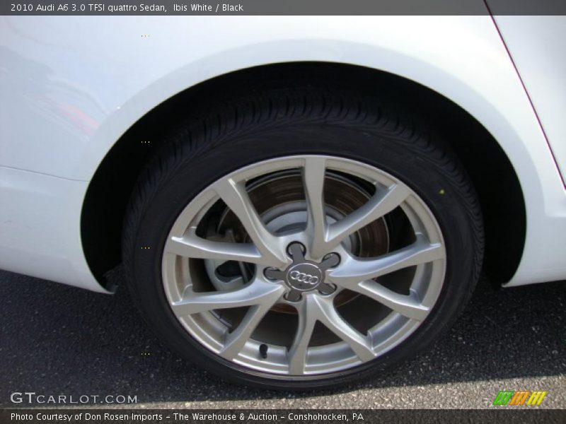 Ibis White / Black 2010 Audi A6 3.0 TFSI quattro Sedan