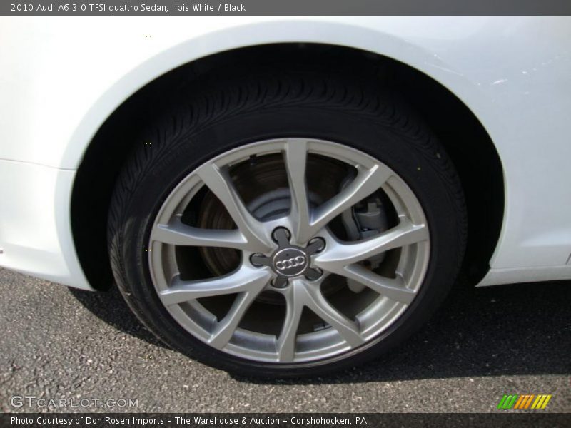 Ibis White / Black 2010 Audi A6 3.0 TFSI quattro Sedan