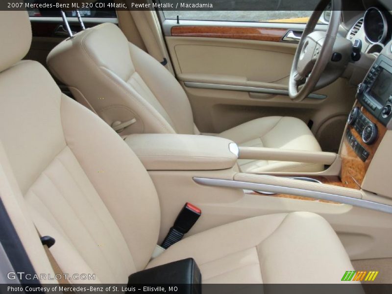 Pewter Metallic / Macadamia 2007 Mercedes-Benz ML 320 CDI 4Matic