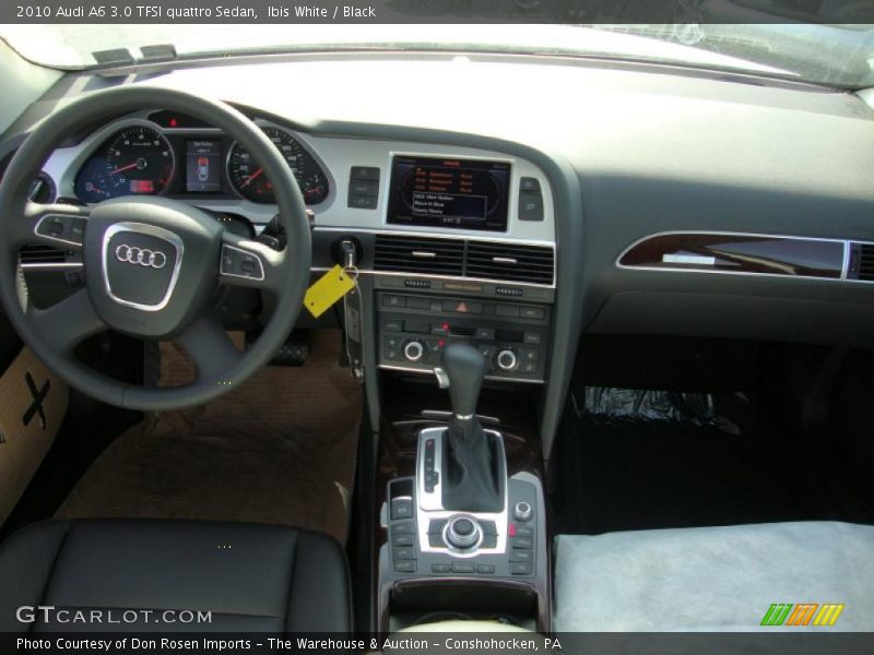 Ibis White / Black 2010 Audi A6 3.0 TFSI quattro Sedan