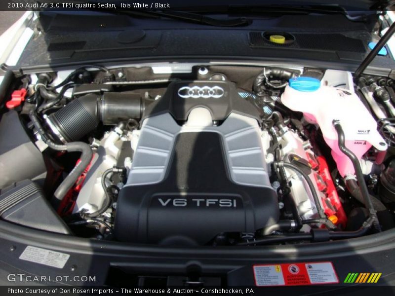 Ibis White / Black 2010 Audi A6 3.0 TFSI quattro Sedan
