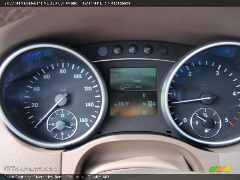 Pewter Metallic / Macadamia 2007 Mercedes-Benz ML 320 CDI 4Matic