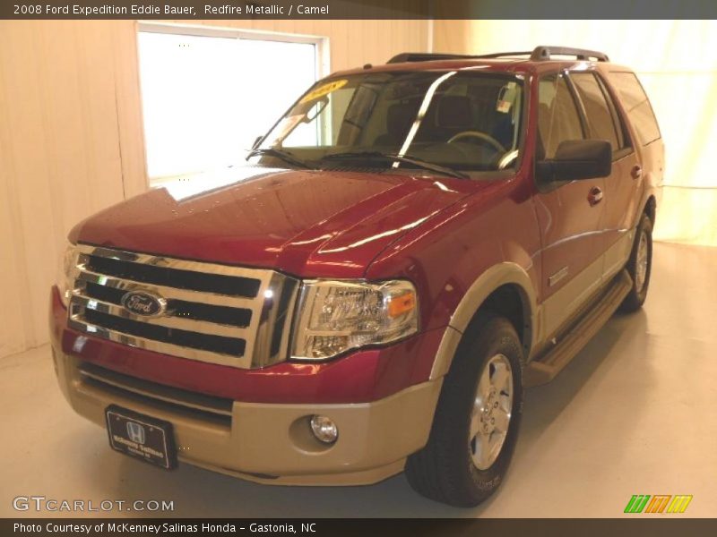 Redfire Metallic / Camel 2008 Ford Expedition Eddie Bauer