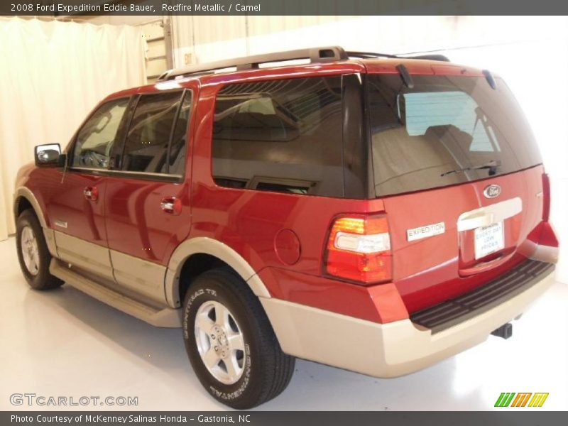 Redfire Metallic / Camel 2008 Ford Expedition Eddie Bauer