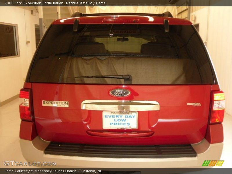 Redfire Metallic / Camel 2008 Ford Expedition Eddie Bauer