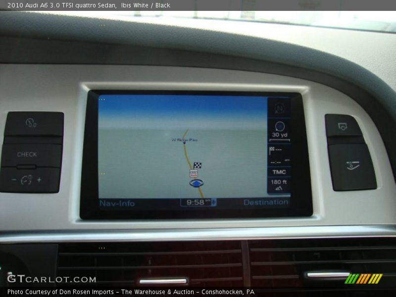 Ibis White / Black 2010 Audi A6 3.0 TFSI quattro Sedan