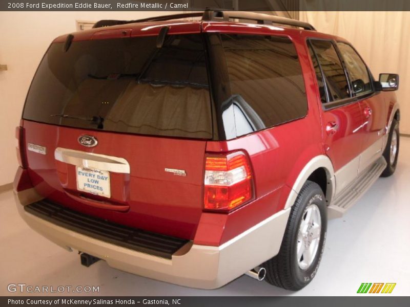 Redfire Metallic / Camel 2008 Ford Expedition Eddie Bauer