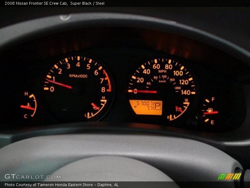 Super Black / Steel 2008 Nissan Frontier SE Crew Cab